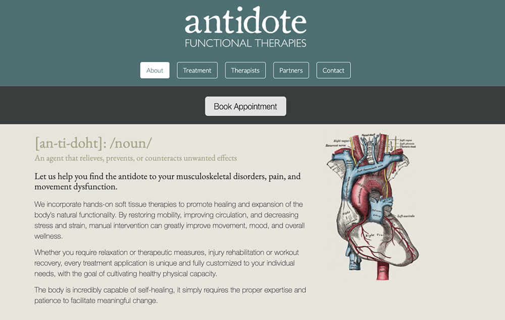 Antidote Therapies Screenshot